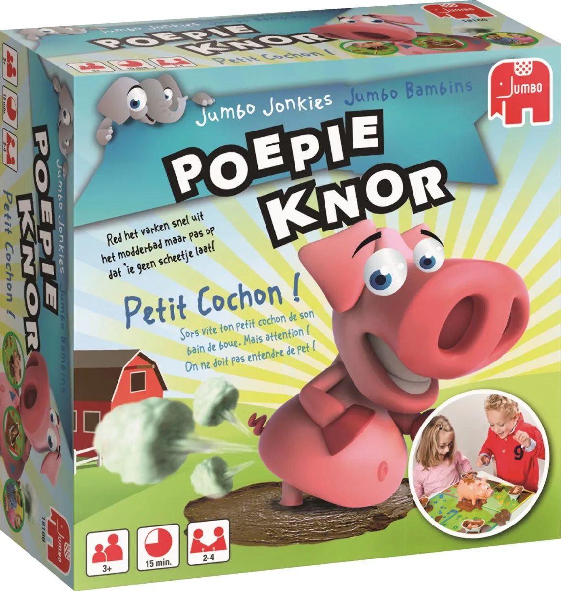 Jumbo Poepie Knor Kinderspel - 2-4 Spelers