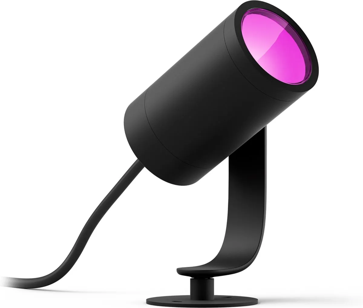 Philips Hue Lily Tuinspot - 1-spot Multicolor - Zwart