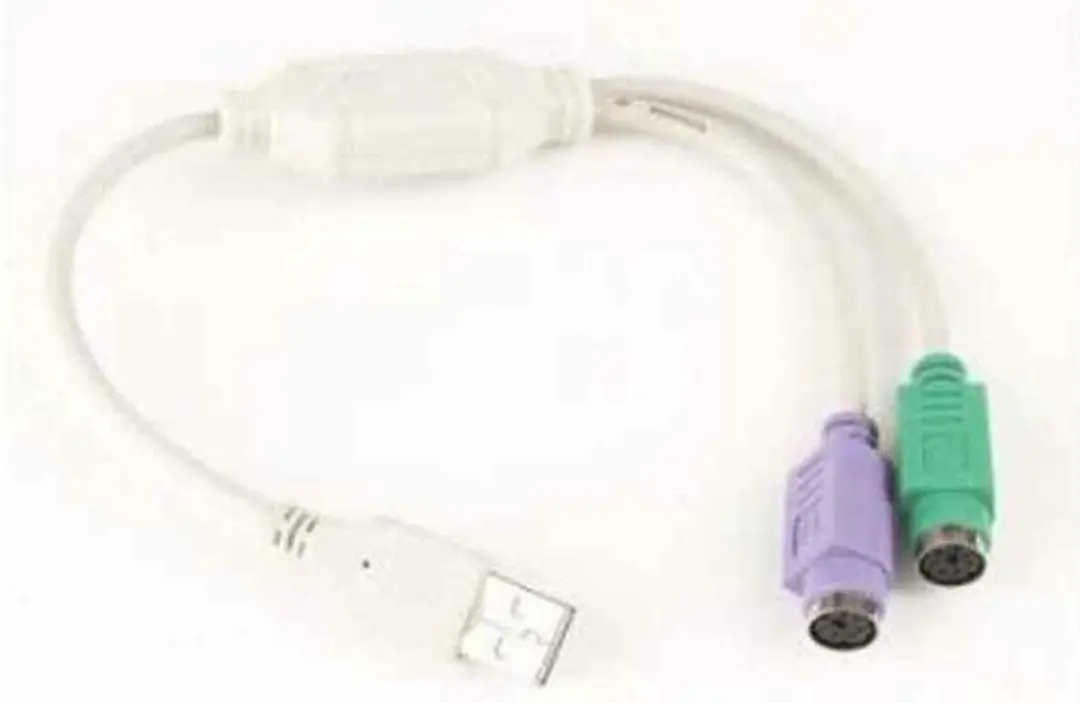 Gembird USB naar PS/2 Converter 50cm - Wit