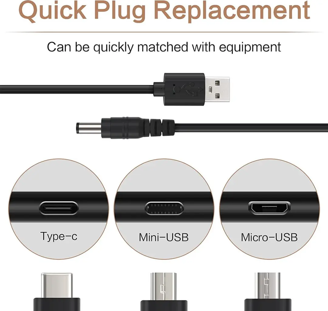 NÖRDIC USB2-107 USB naar DC Voedingskabel - 11 Connectoren - 1m - afbeelding 6 van 6
