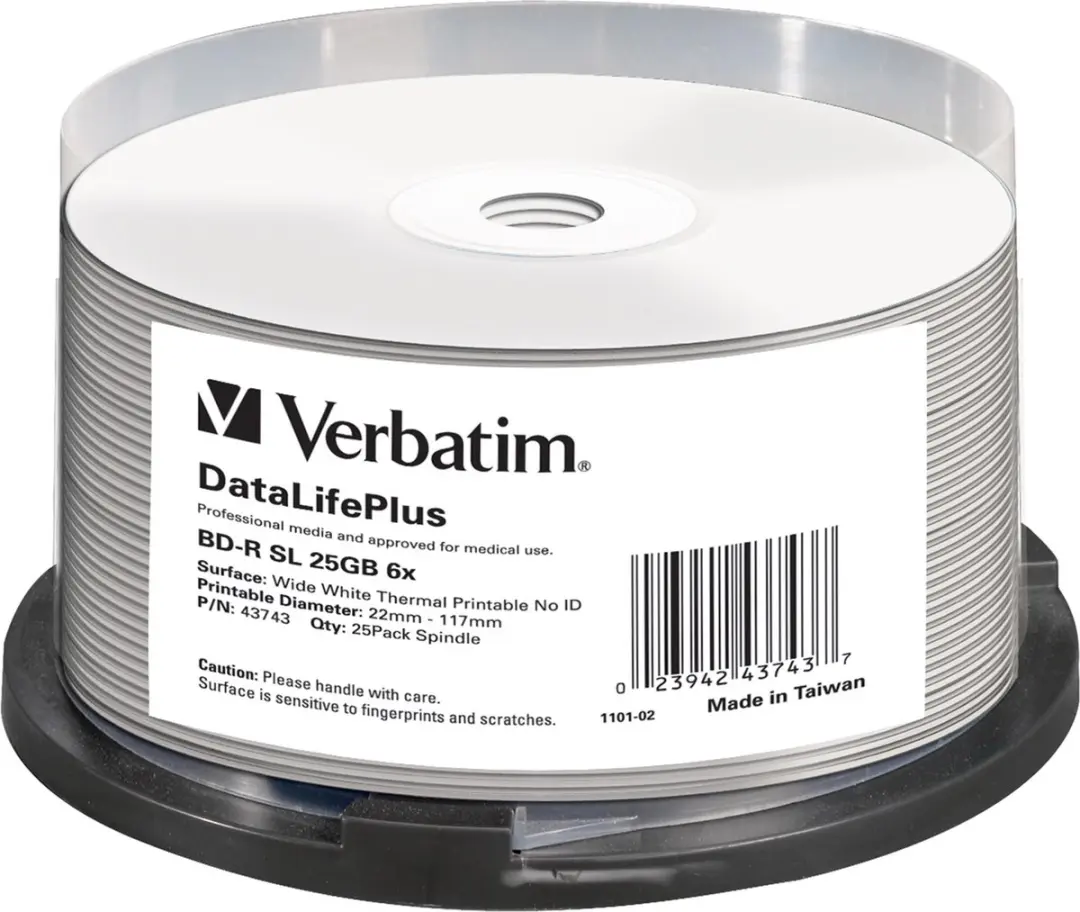 Verbatim BD-R 25GB 25 Stuks