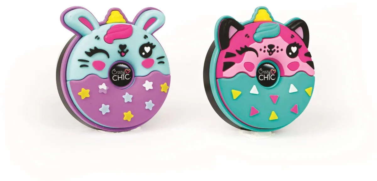 Clementoni Crazy Chic Oogschaduw Animal Donuts - 2 Kleuren - 250ml