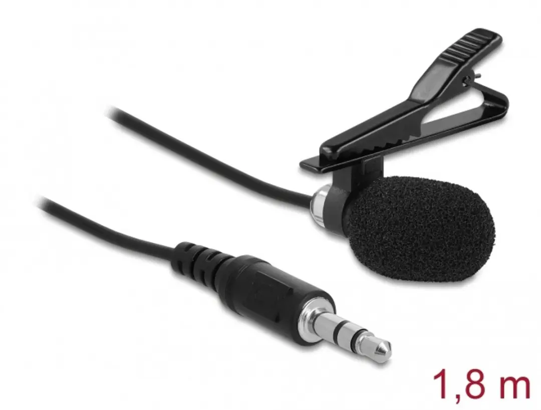 Delock Tie Lavalier Microfoon 3.5mm