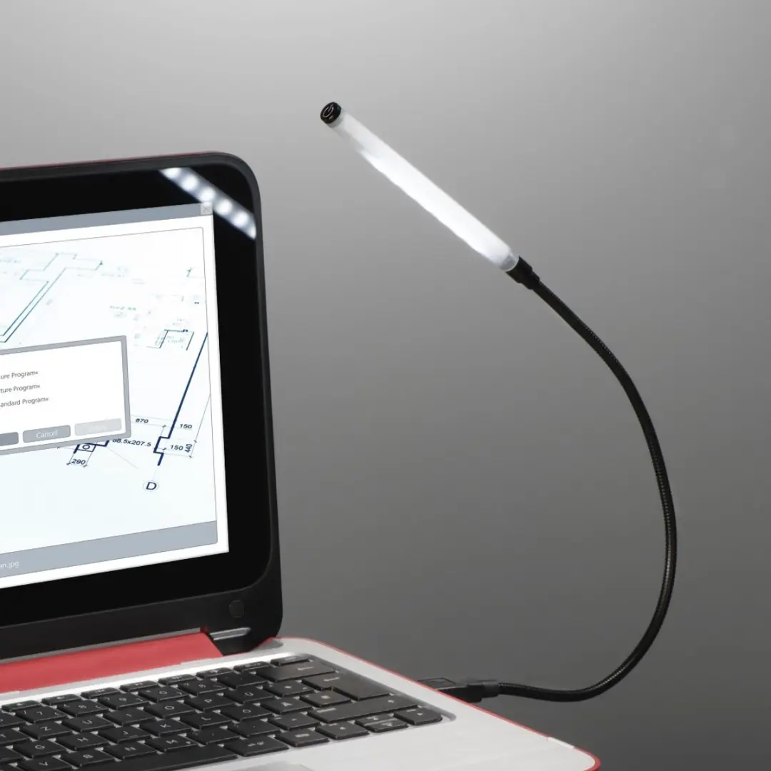Hama Notebooklamp 7 LED Touch Sensor - Kleurenmix - afbeelding 6 van 6
