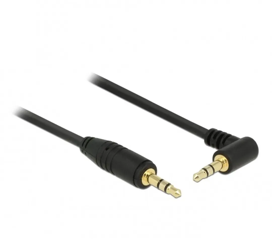 Delock 3,5mm Jack Stereo Audiokabel Haaks