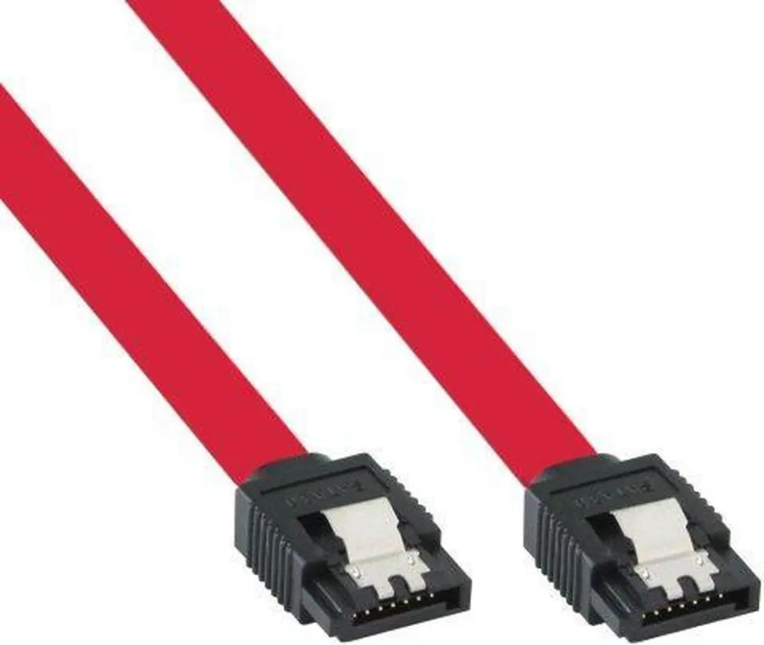 InLine 27303 SATA-kabel 0,3m - Rood - afbeelding 2 van 2