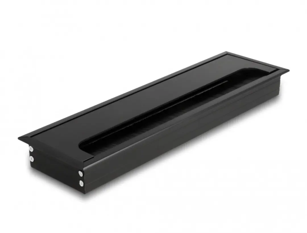 Delock Kabeldoorvoer met borstel 280x80x28mm