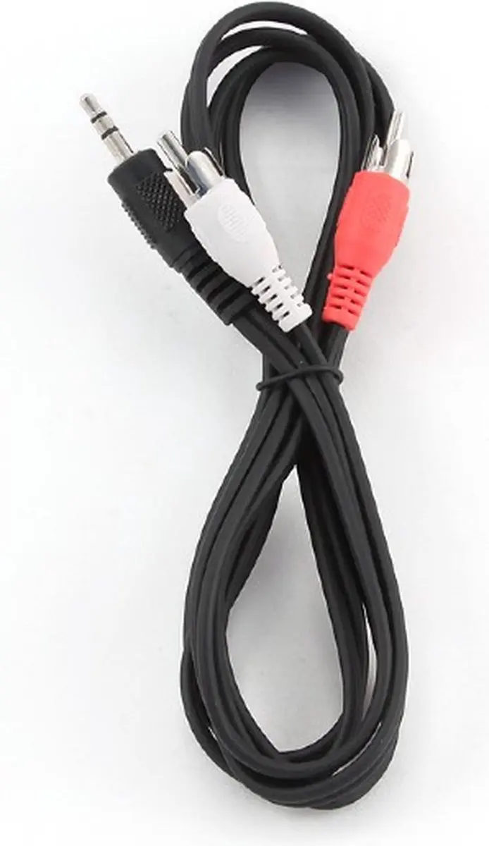 Gembird 3.5mm naar RCA Audiokabel 1.5m - Zwart