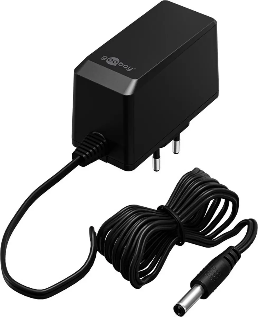 Goobay Voedingsadapter 64979 12V 27W - 5,5x2,1mm Zwart