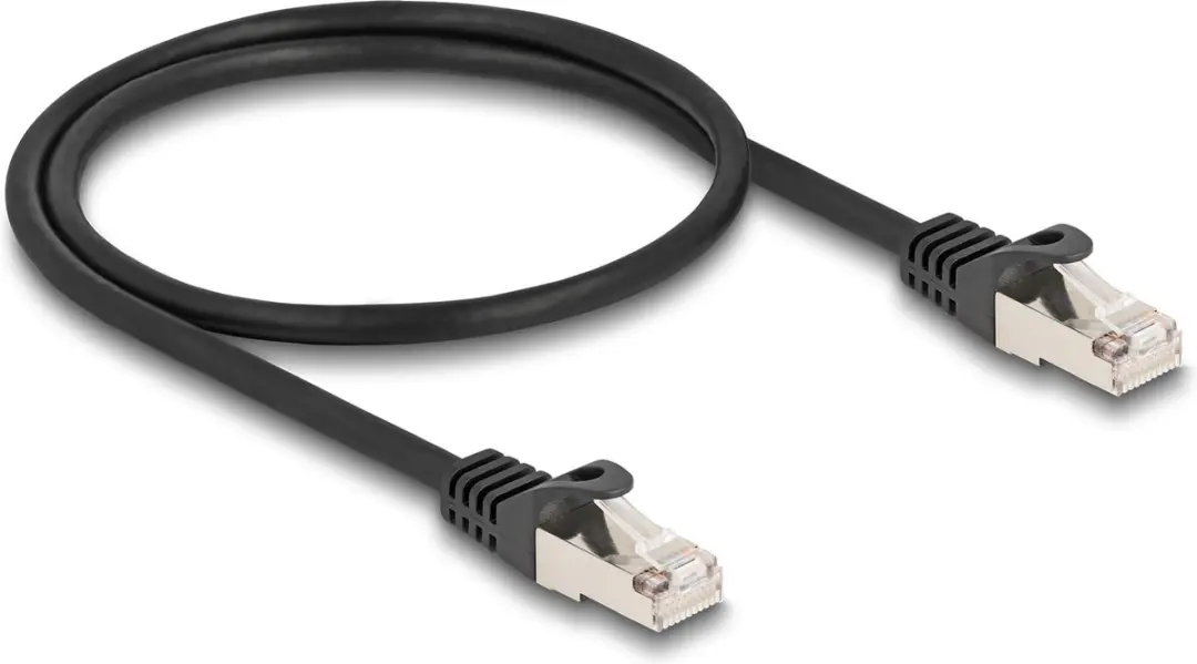Delock RJ50 Kabel S/FTP 0.5m - Zwart