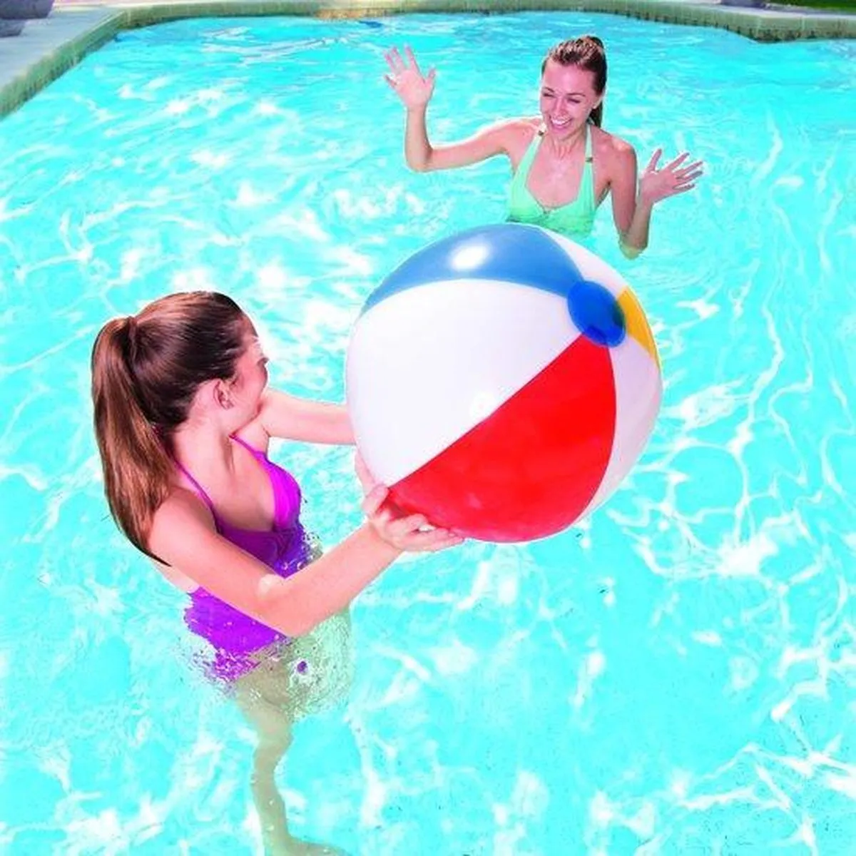 Bestway Strandbal 51cm - Multi Color - afbeelding 5 van 6