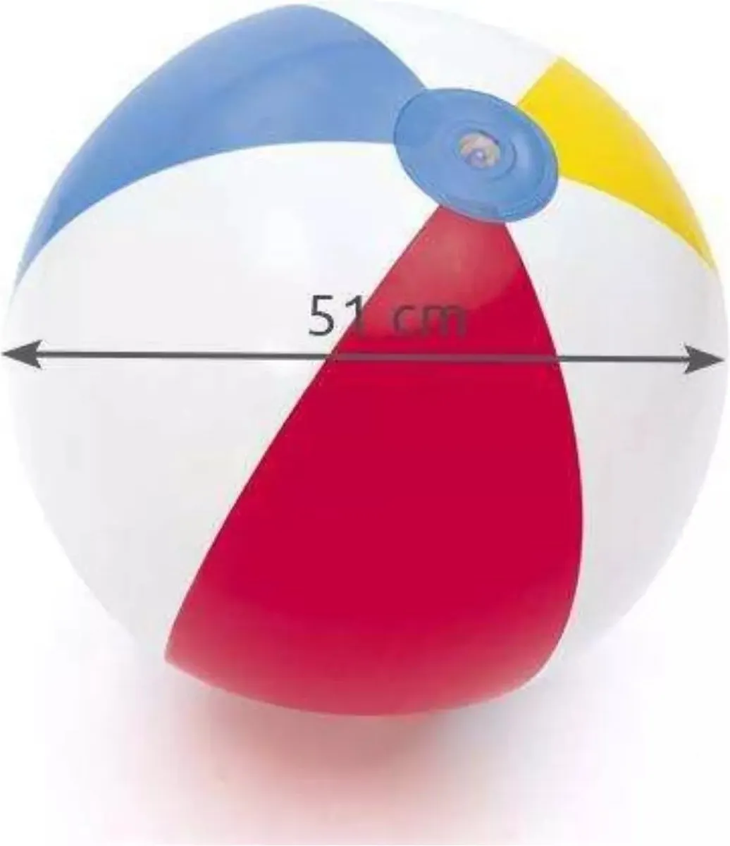 Bestway Strandbal 51cm - Multi Color - afbeelding 6 van 6