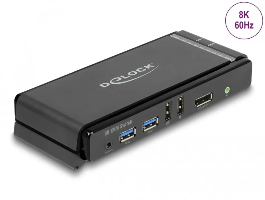 Delock DisplayPort 1.4 KVM Switch 8K 60Hz