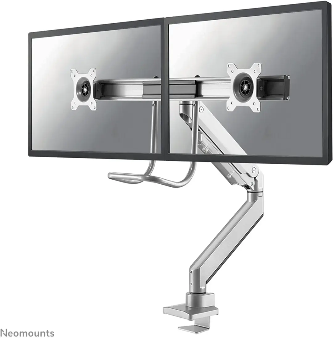 Neomounts NM-D775DXSILVER Monitorarm 2 schermen 10-32"