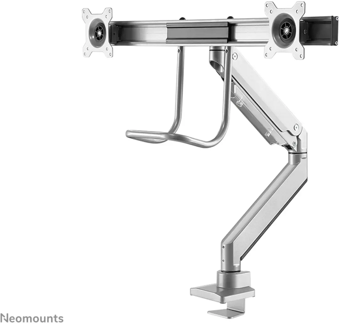 Neomounts NM-D775DXSILVER Monitorarm 2 schermen 10-32" - 1-8 kg/scherm - Zilver