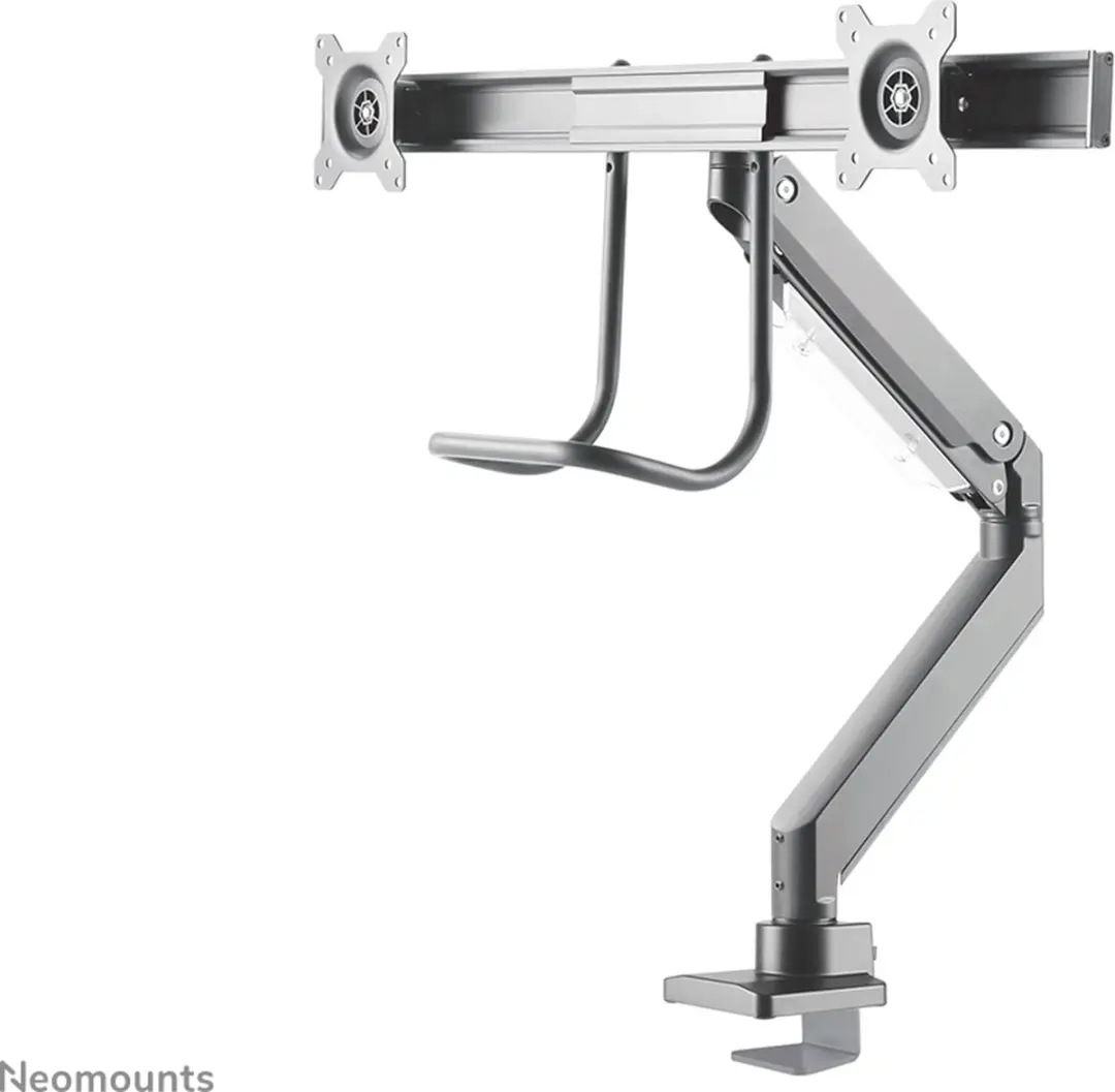 Neomounts NM-D775DXSILVER Monitorarm 2 schermen 10-32" - 1-8 kg/scherm - Zilver