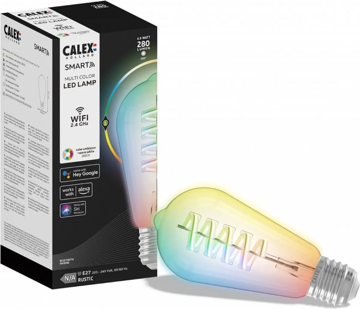 Calex Slimme LED Lamp E27 RGBW