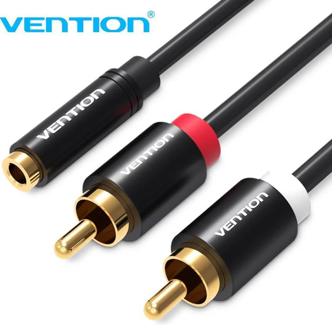 Vention 3.5mm Jack naar 2x RCA Tulp Audiokabel 1.5m