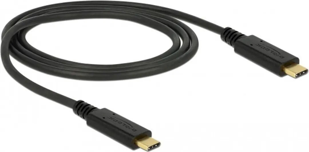 Delock USB-C naar USB-C Kabel 83661 - 1m - 10Gbps - PD 20V/3A - 8K