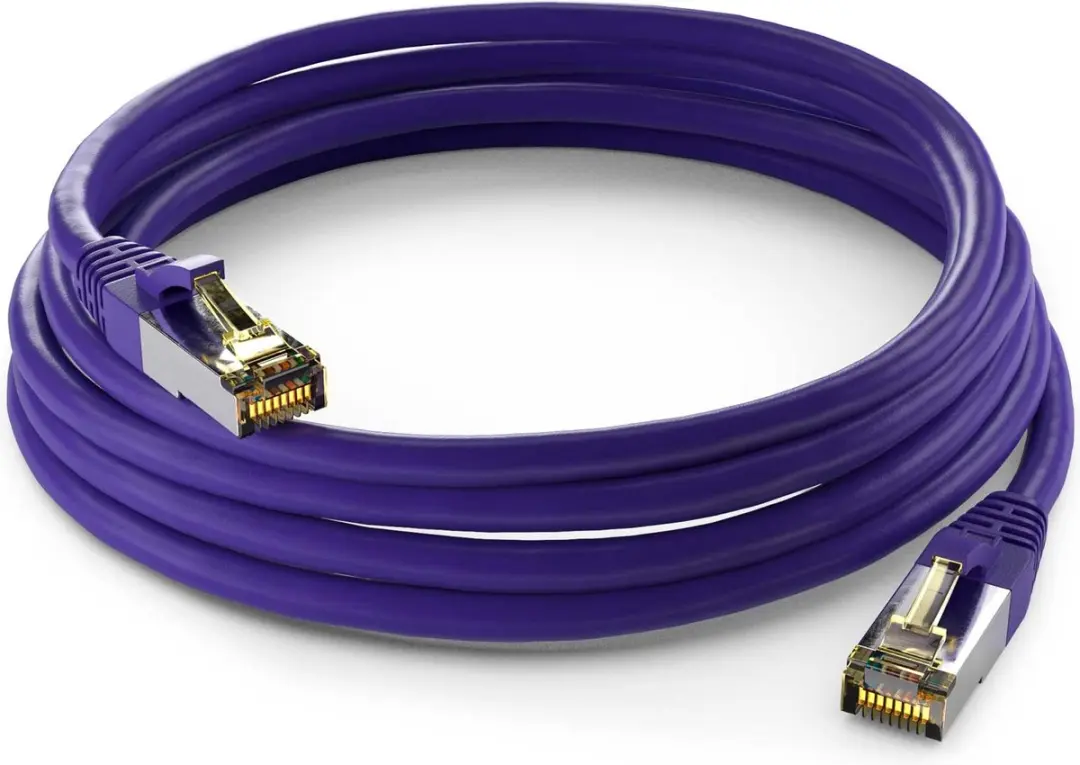 Logilink Cat6a S/FTP PIMF LSZH Netwerkkabel - 0,5m - Paars