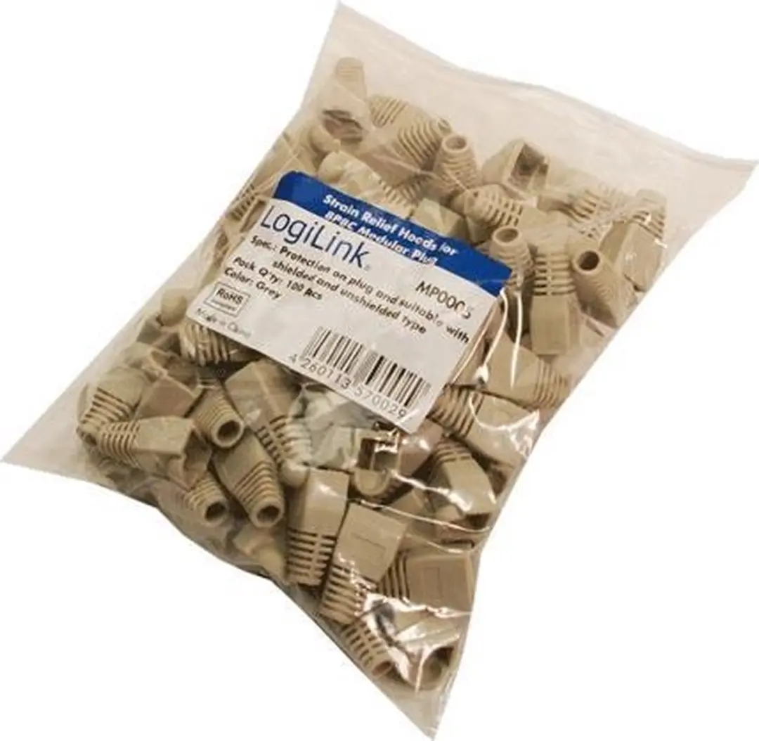 Logilink RJ45 Tule Grijs Kabelverbinder