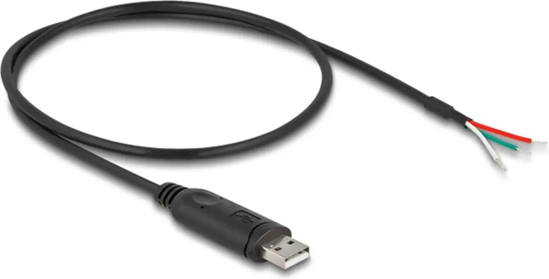 Delock USB 2.0 naar RS-485 Adapterkabel 0.5m - Zwart