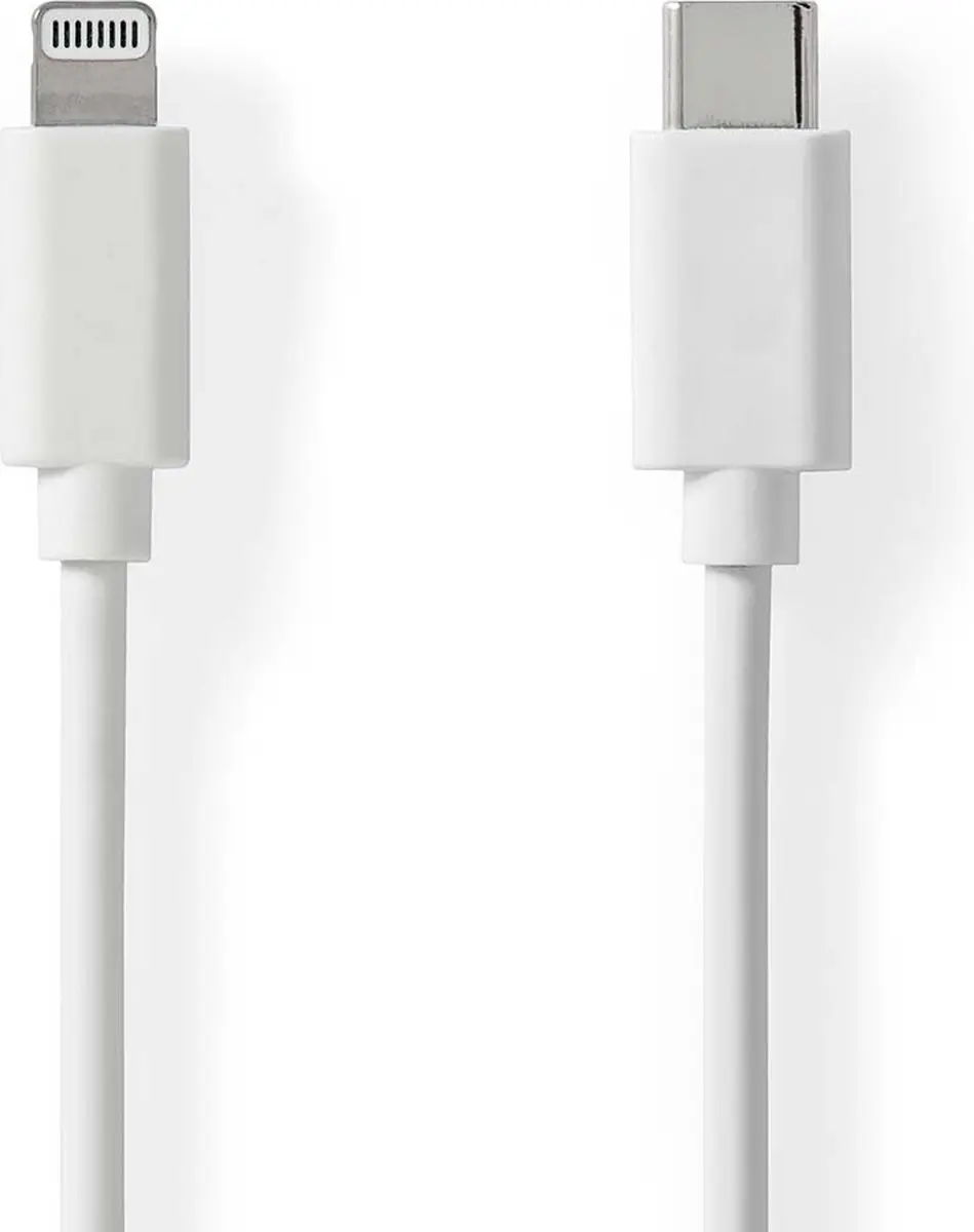 Nedis Lightning Kabel USB-C 1m - Wit