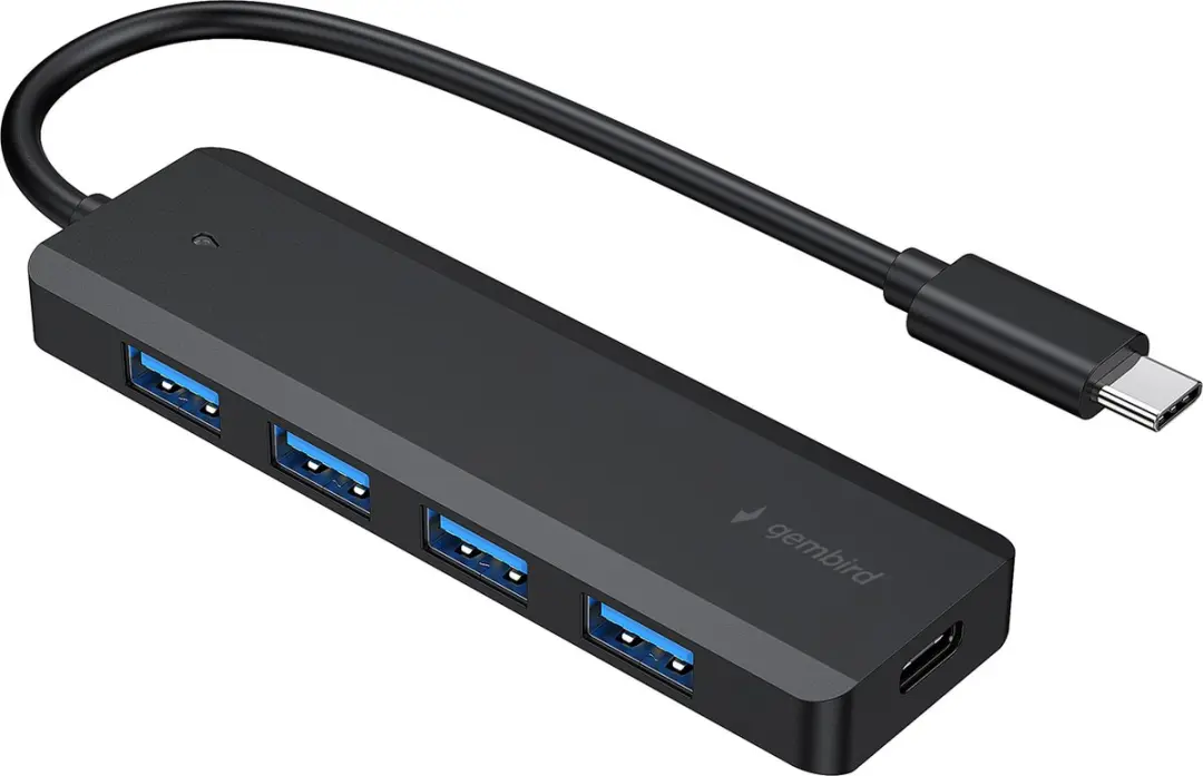 Gembird USB-C Hub UHB-CM-U3P4P-01 - 4x USB-A 3.2 Gen 1 - 15cm