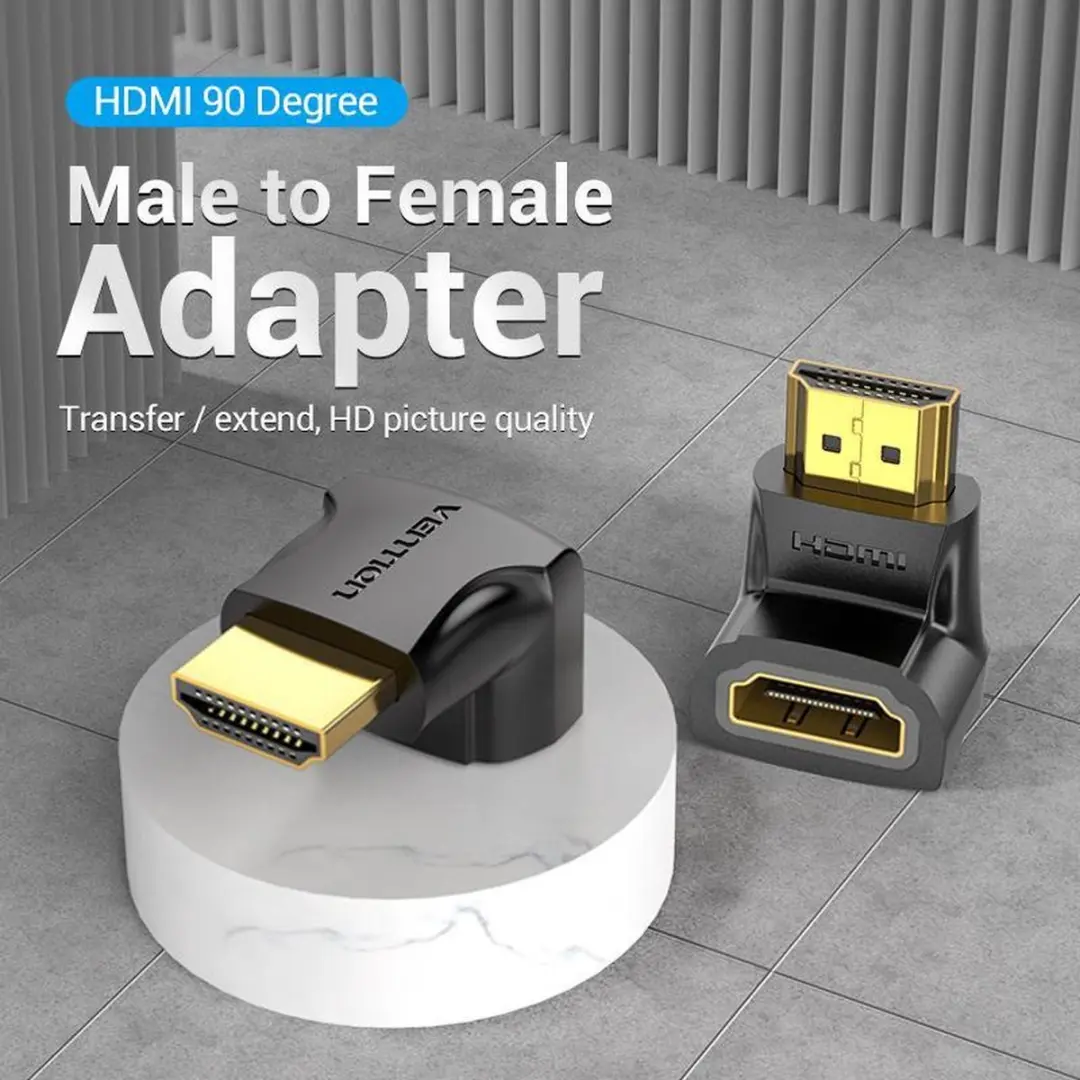 Vention HDMI Hoekadapter AIOB0 - 4K 60Hz - Zwart