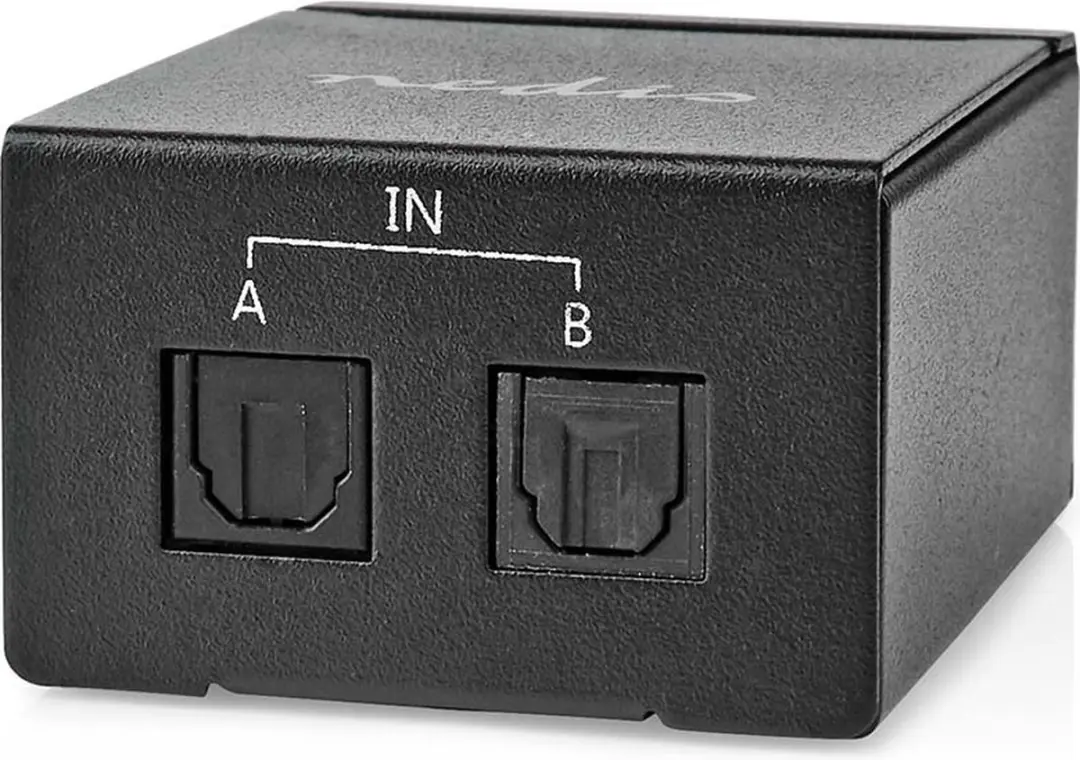 Nedis ASWI2512BK Digitale Audio-Switch 2-wegs - Zwart - afbeelding 6 van 6