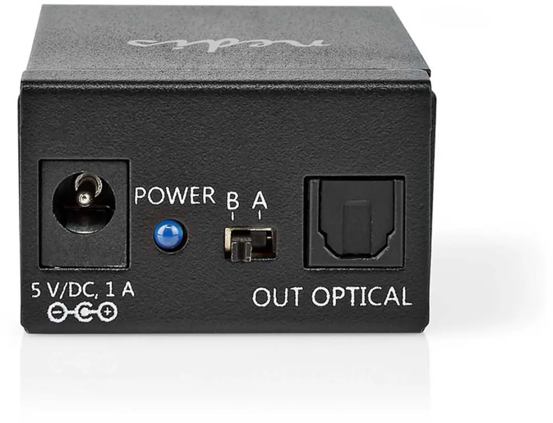 Nedis ASWI2512BK Digitale Audio-Switch 2-wegs - Zwart