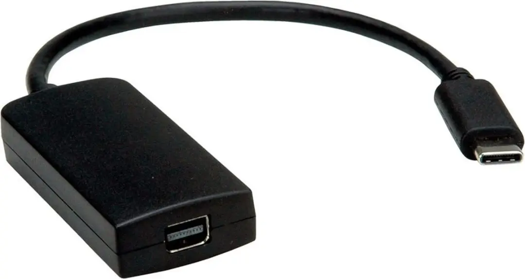 Nedis USB-C Adapter CCGP64452BK02 - Mini DisplayPort - 8K@60Hz - 0,2m - Zwart