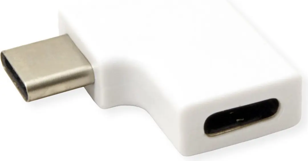 Roline USB-C Adapter Haaks Wit - USB3.2 10Gbit/s PD 20V/5A