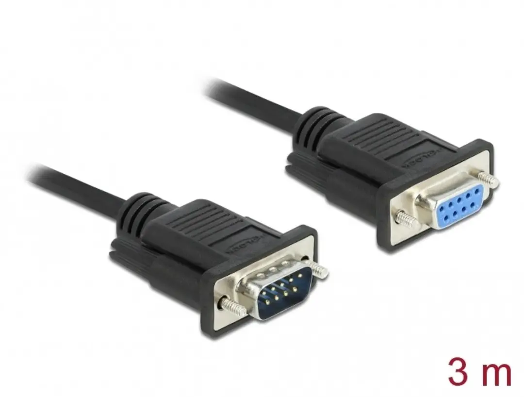 Delock RS-232 D-Sub9 Kabel M/F