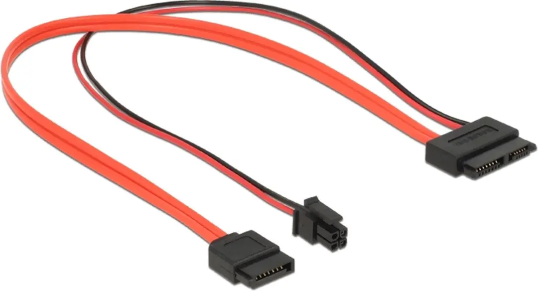 Delock SATA 6Gb/s Kabel 30cm - Micro Fit 3.0 naar Slim SATA