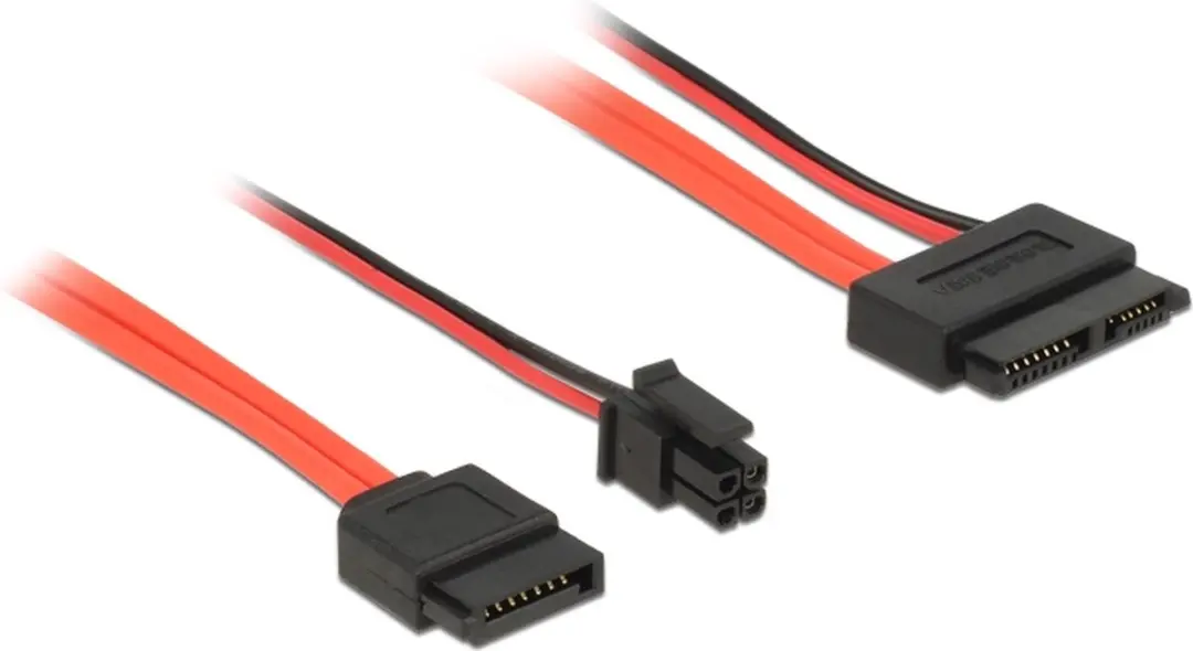 Delock SATA 6Gb/s Kabel 30cm - Micro Fit 3.0 naar Slim SATA
