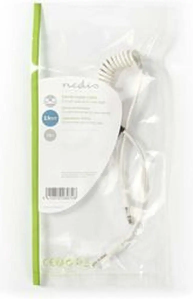 Nedis Stereo-Audiokabel 3,5mm Male - 1m - Wit