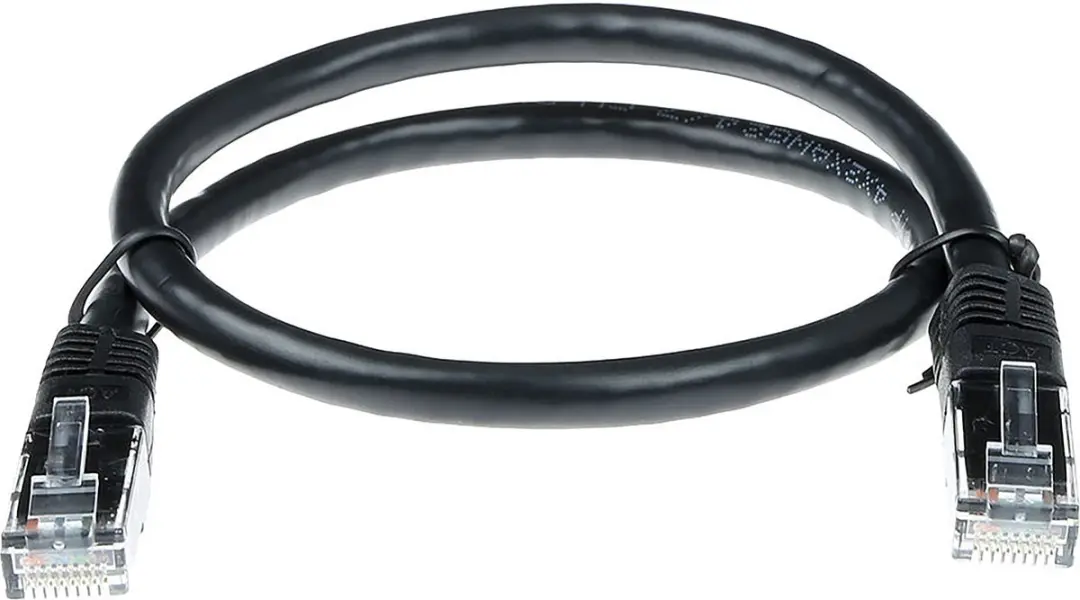 ACT IB5900 U/UTP CAT5E Patchkabel 0,5m - Zwart