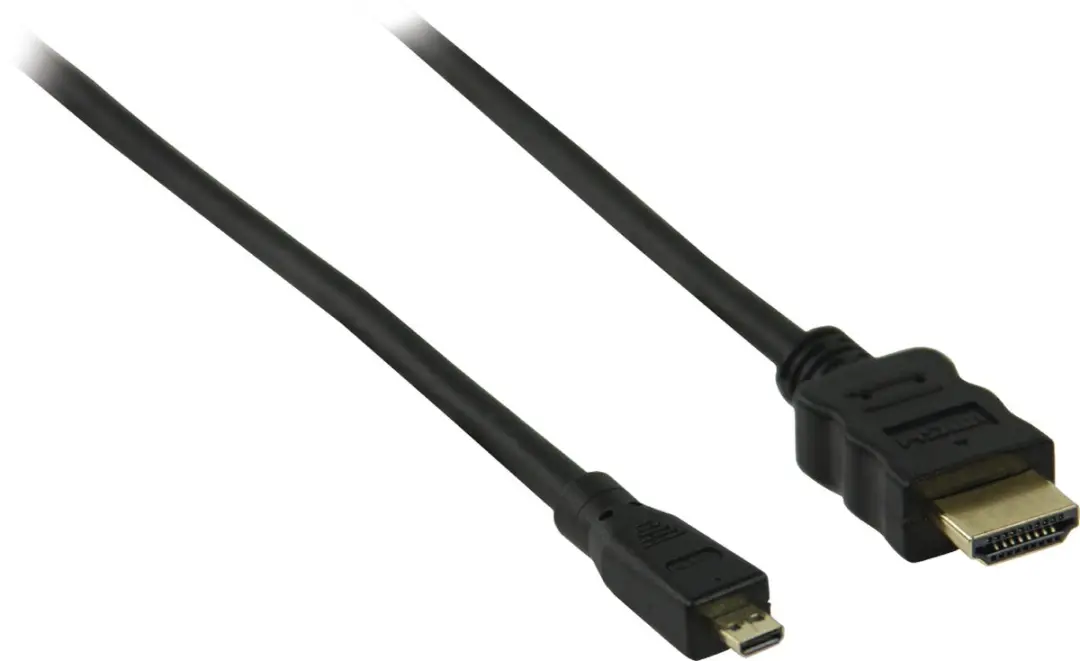 Goobay Micro HDMI HDMI-kabel 1.4 - 1,5m - Verguld