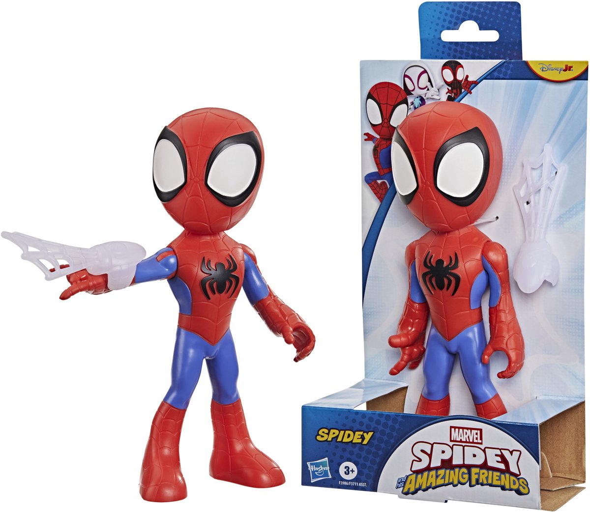 Marvel Spidey and His Amazing Friends Spidey Actiefiguur - 23cm