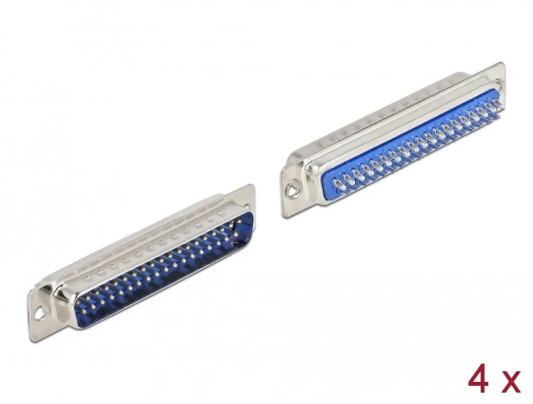 Delock D-Sub 37-pins Mannelijk Soldeerversie
