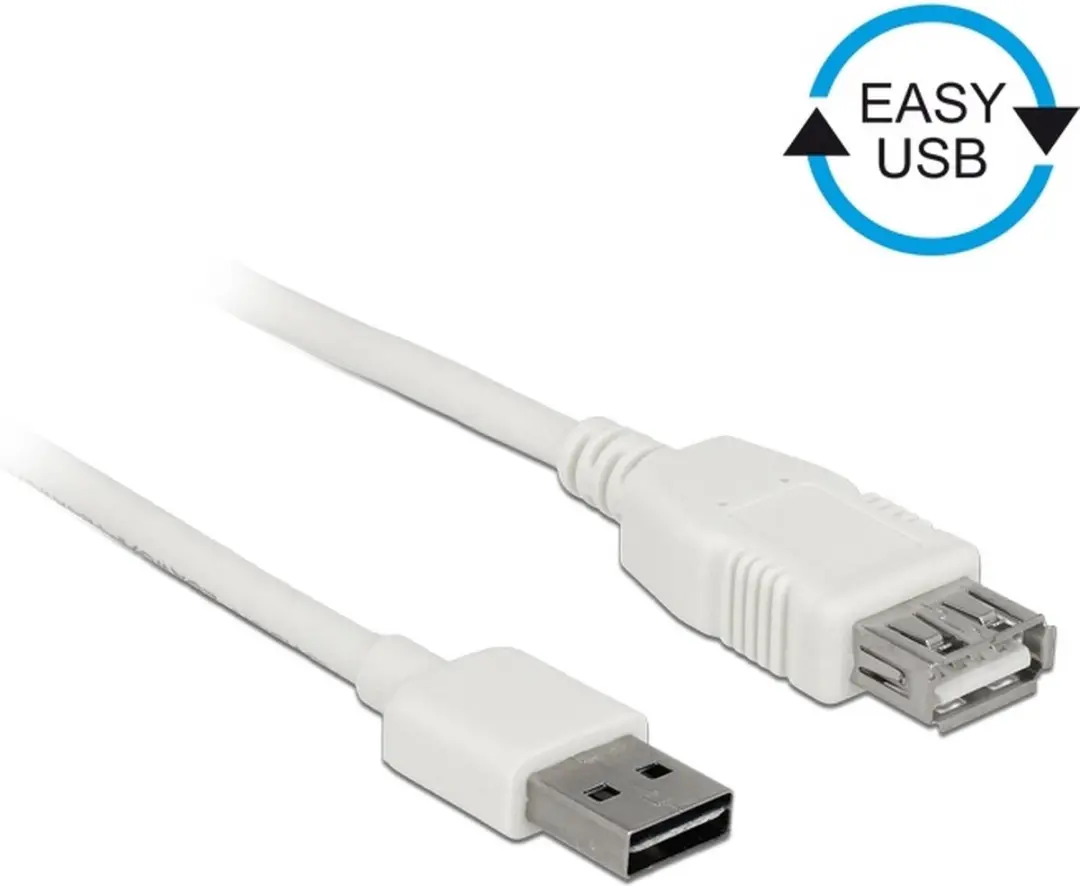 Delock USB-A naar USB-A Verlengkabel 2.0