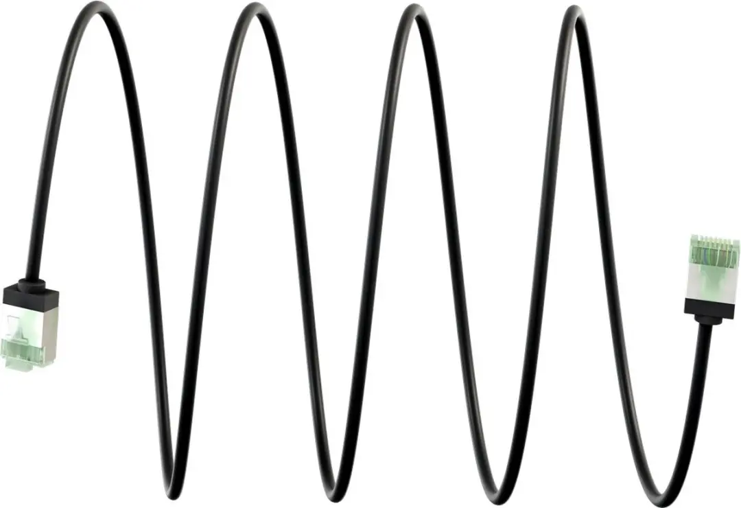 Goobay FTP CAT8.1 Netwerkkabel KD24305 - 0,15m - Zwart