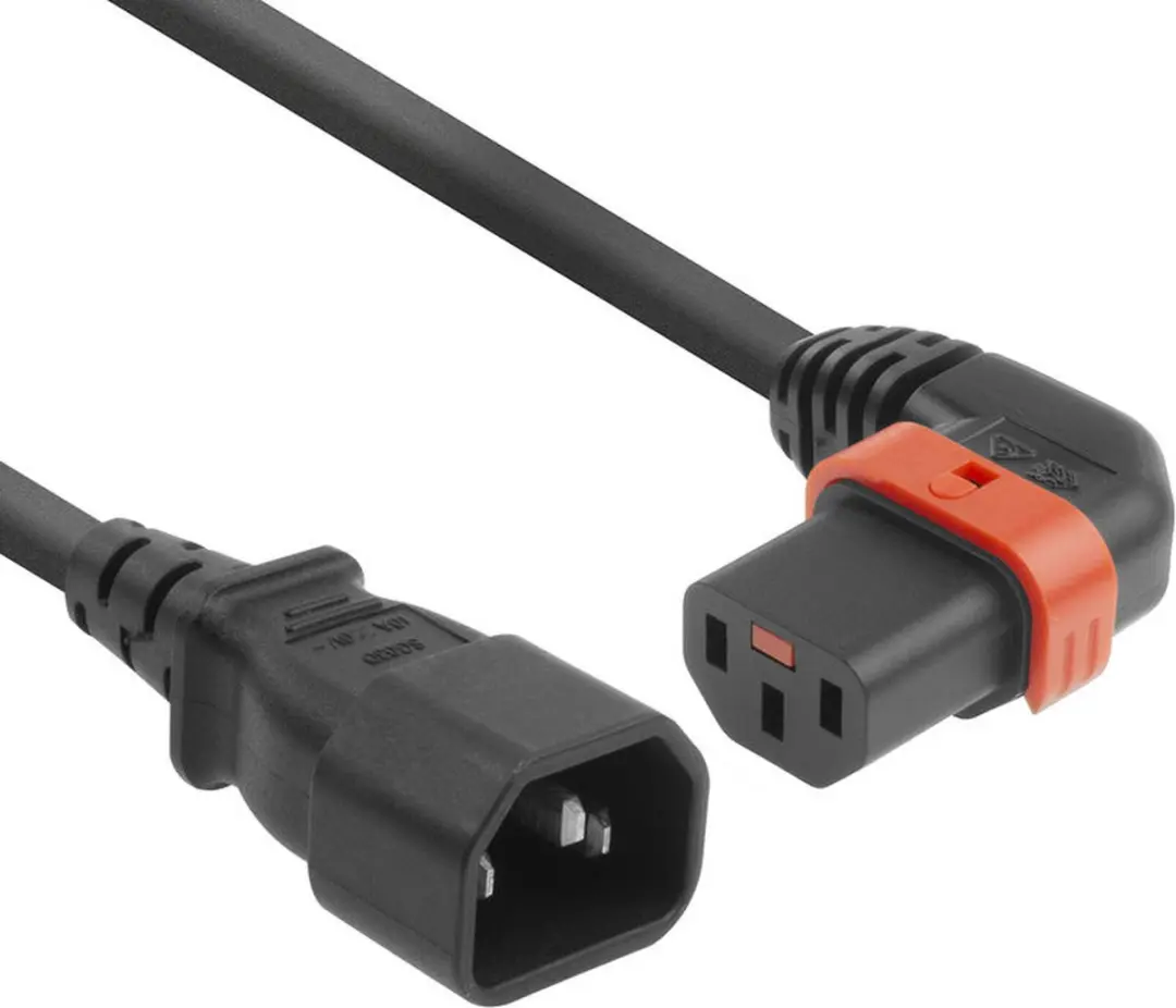 ACT PC2042 AK5270 Netsnoer C14-C13 Lock