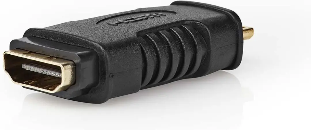 Nedis HDMI Mini-Adapter CVGP34906BK - Verguld - Zwart