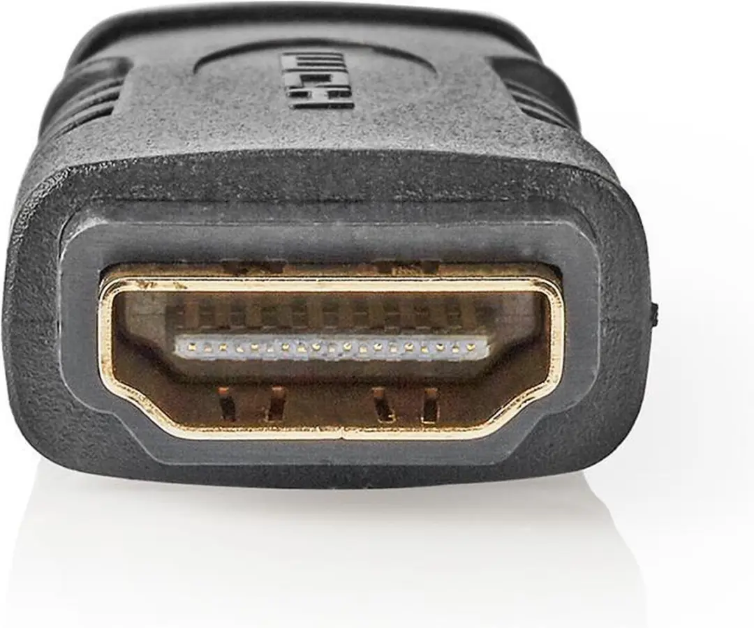 Nedis HDMI Mini-Adapter CVGP34906BK - Verguld - Zwart