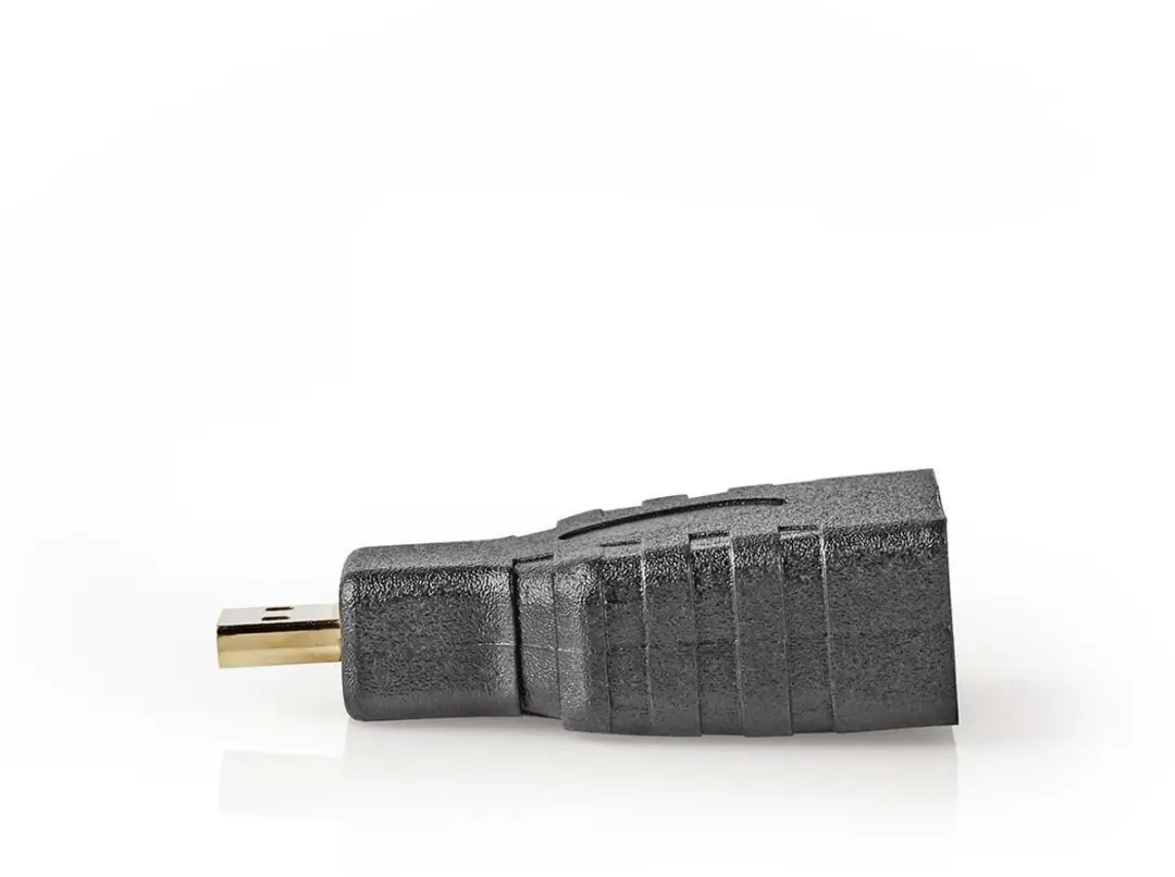 Nedis HDMI Mini-Adapter CVGP34906BK - Verguld - Zwart