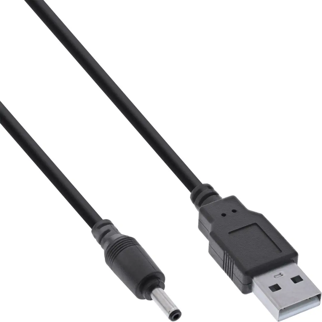 InLine USB-A naar DC 3,5x1,35mm Kabel 3m