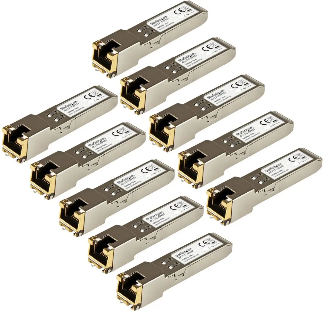 Startech Gigabit RJ45 SFP Transceiver J8177C - 10 Stuks