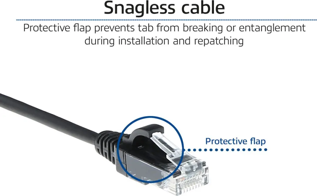 ACT DC9901 CAT6 Patchkabel 1m - Zwart